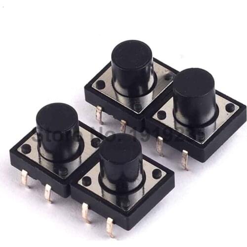 50PCS 12*12*10mm Push Button Switch Micro Switch Tact Switch