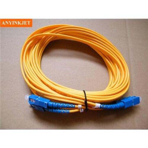 6 meters Double Heads Fiber optical cable for Galaxy Phaeton Infiniti Gongzheng Solvent Printer Printhead Mainboard Data cable