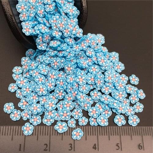50g Flower Polymer Clay Sprinkle For Kids Diy,Soft Clay For Craft Clay/Nail Art/Scrapbook Decoration DIY,Filler