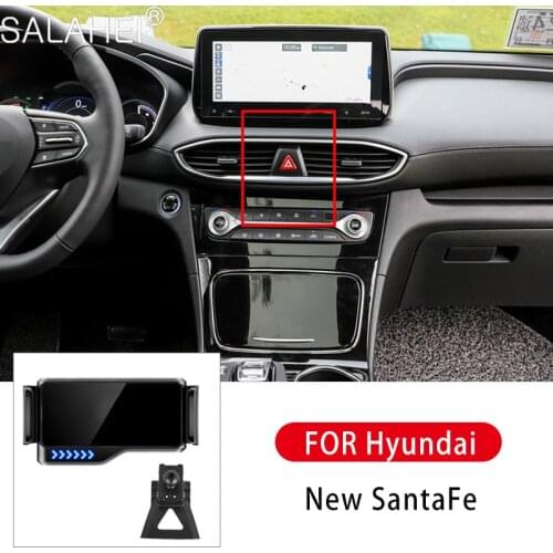 For Hyundai SANTAFE 2019-2020 360 Degrees Car Phone Holder Air Vent Stand Auto Support Auto Grip Mobile Phone Fixed Car Bracket