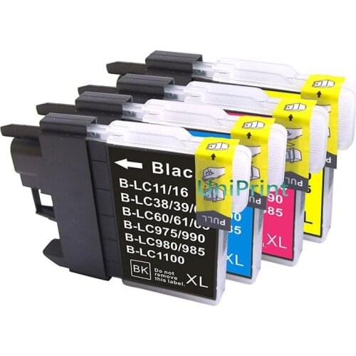 UP 3sets Compatible Ink Cartridge for Brother LC11 LC16 LC67 LC980 LC990 LC1100 for DCP- J140W/145C/165C/185C/195C/197C/365CN