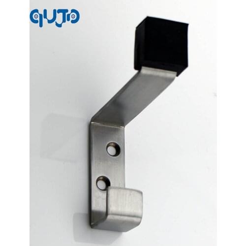 304 Stainless Steel door stopper for Coat and Hat Hook with Door Stop Hanging Up Coats And Hats Doorstops