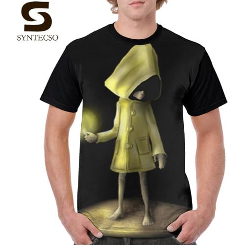 Little Nightmares T Shirt Little Nightmare T-Shirt Fun Plus size Graphic Tee Shirt Beach Male Printed Polyester Tshirt