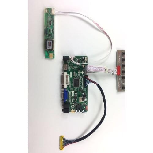 M.NT68676.2A Universal DVI VGA AUDIO LCD Controller Board for 17.1inch 1920x1200 LP171WU1 CCFL LVDS Monitor Kit Easy to DIY