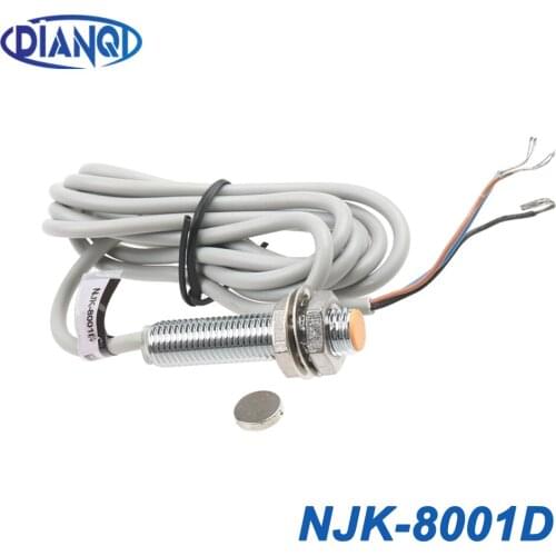 Magnet Inductive Proximity Sensor ,NJK-8001D NPN NC Magnetic switch induction Proximity Switch hall sensor