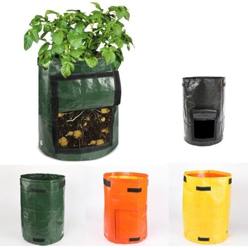 4 Size Plant Grow Bags Home Garden Potato Greenhouse Vegetable Growing Bags Moisturizing Jardin Vertical Garden Bag Seedling