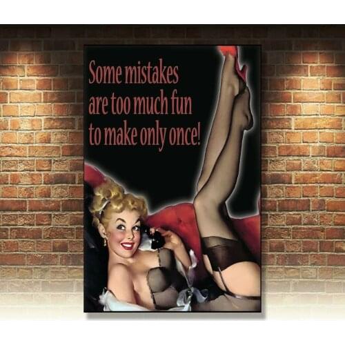 Hooker Joke METAL VINTAGE RETRO SHABBY-CHIC SIGN WALL PLAQUE KITCHEN