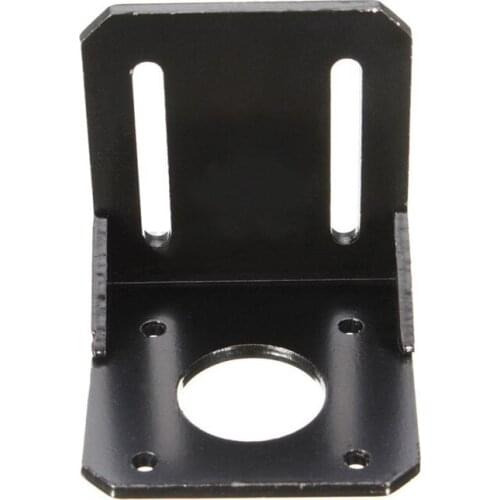 Alloy Steel Mounting bracket for 42mm NEMA 17 stepper motor with Screws Black
