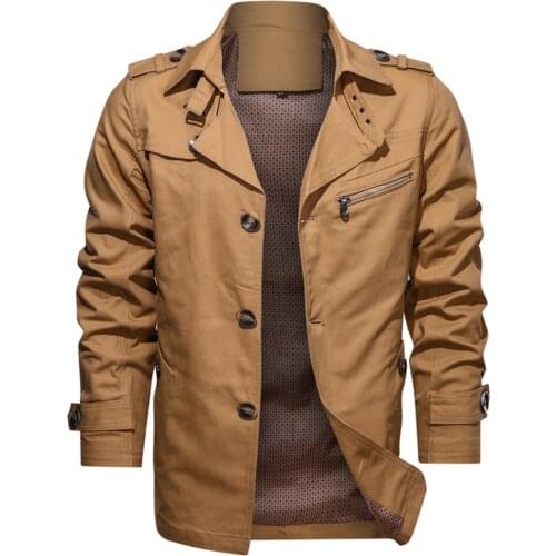 Plus Size Mens jacket Autumn Winter windbreakers Outwear Pure Color Breathable Washing Jacket Coat Outwear куртка мужская