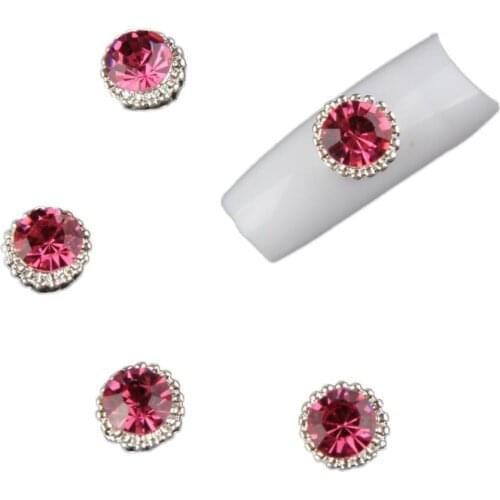 Lot of 20 Pieces Glitter Bling Rhinestone Gems 3D Nail Art Sticker Tips DIY Design Charms Phone Case Decoration