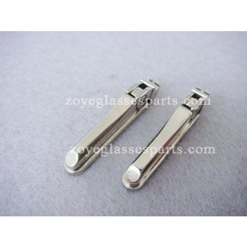 Spring hinge for wood eyeglass glue on spring hinge for wood eyewear screws free 2.6mm spring hinge nickel coating TSH-56