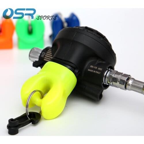 Dust cap for snoreling scuba diving 2nd stage regulator Mouthpiece with attach ring and hook Outdoor sports Diving accessory