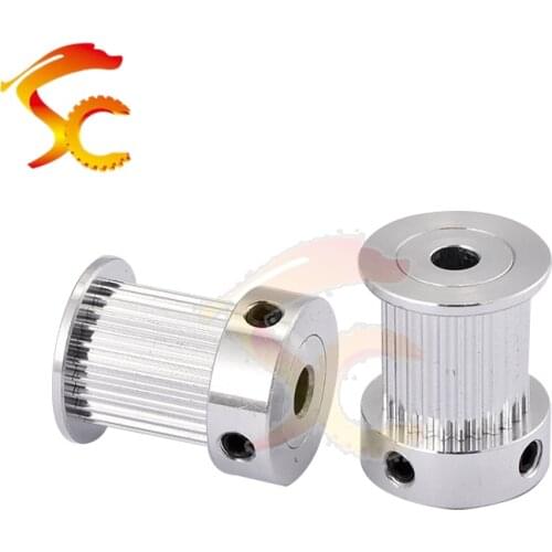 S2M 25 teeth timing pulley 5mm bore for belt width 15mm Aluminium S2M 25 teeth 25 tooth for 3D printer