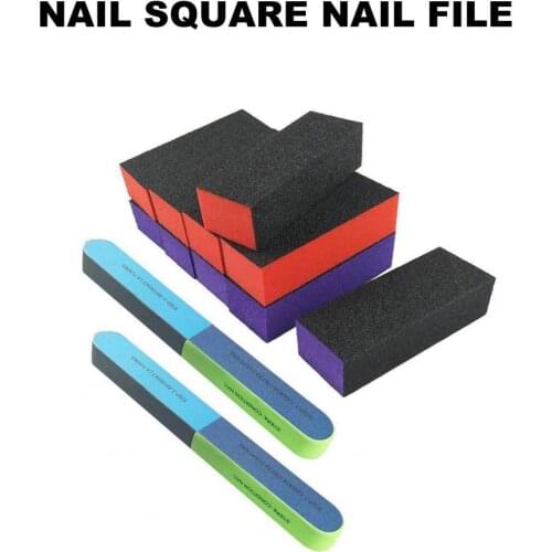 12Pcs/Set Nail Sanding Block EVA Frosted Multifunctional Sanding Sponge Nail Buffers Files Block Sponge Polishing Buffer