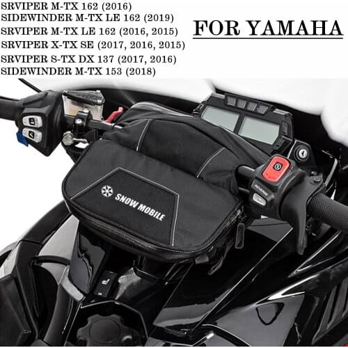 Snowmobile Handlebar Bag waterproof bag FOR YAMAHA SIDEWINDER M-TX 153 M-TX LE 162 M-TX SE 162 SRVIPER M-TX SE 153 M-TX SE 162