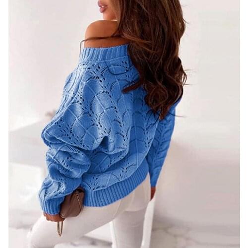 All Match Knitwear Batwing Sleeve See Through Knitted Top Streetwear