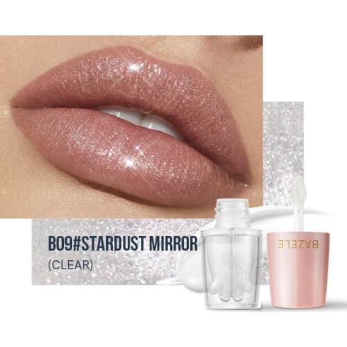 Mirror Water Lip Gloss Cute Cat Paw Bright Lip Glaze Lasting Shine Lip Gloss Moisturizing Liquid Lipstick Make Up 14 Colors