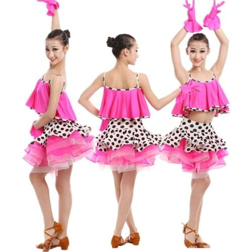 Women/girls Sequin Stage Performance Competition Cha Cha/Rumba/Samba/Ballroom Dance Costume Latin Dance Dress For Childrens