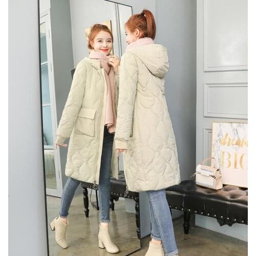 Women Coat Cotton 2019 new winter long coat winter coat female body thickening is down cotton clothing A533