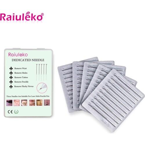 1Box=50Pcs Plasma Pen Dedicated Needle Freckle Tattoo Dark Spot Removal Pen Accessories Facial Skin Fleshy Nevus Remover Needles