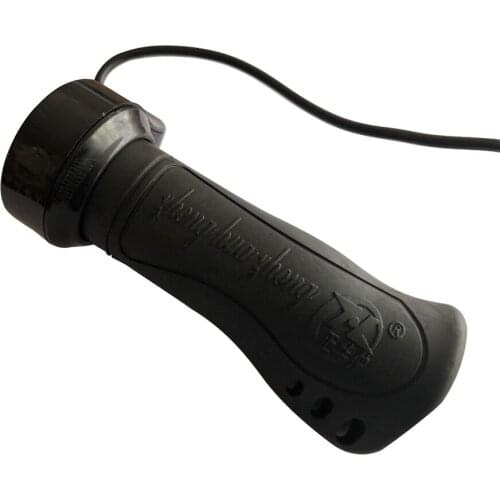 1pc E-Bike Speed Handlebar 12v 24v 36v 48v Universal Black Electric Scooter Bike E-Bike Throttle Grip Speed Regulation Handle