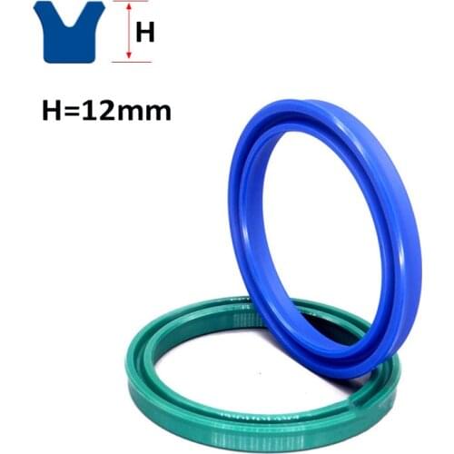 1Pcs Thick 12mm Polyurethane Hydraulic Cylinder Oil Sealing Ring Shaft Hole General Sealing Ring Gasket UN/UHS/U/Y Type