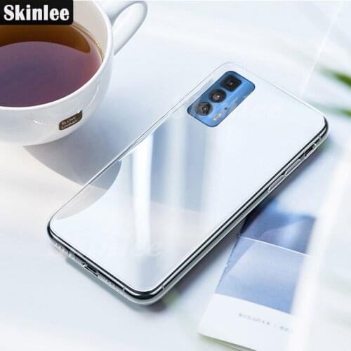 Skinlee 2 pcs Cover For Moto Edge 20 Pro Case Transparent Clear Water Cover For Motorola Edge 20 Lite Clear Shockproof Cases