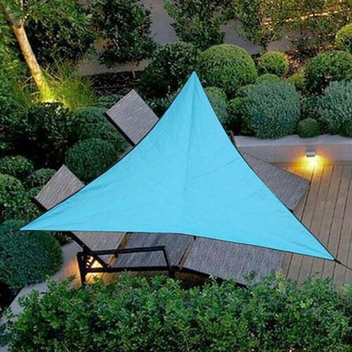 3/4/6m Outdoor Awning Canopy Shelters Triangle Sun Shelter Sunshade Tent Canopy Waterproof Sun Shade Sail Garden Awning Cloth
