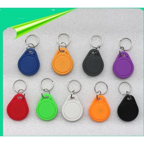 500pcs/lot RFID key fobs chip 13.56MHz proximity NFC tags 213 keyfob tag for all nfc products
