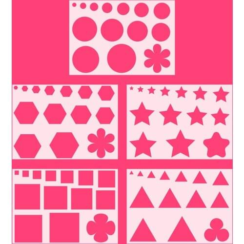 Childrens Painting Template Drawing Stencils DIY Hand Copy Paper Painting Template Painting Template Tool Border Ruler