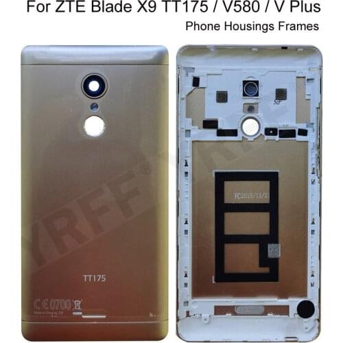 Hard Plastic Housing For ZTE Blade X9 TT175 V580 Full Battery Cover Back Door Housings Frames Case Free Shipping