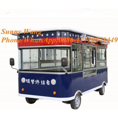 Hot Dog Food carts/trailer/ Ice Cream truck/mobile Food Carts Fast Street Vending Carts Can Be Customized