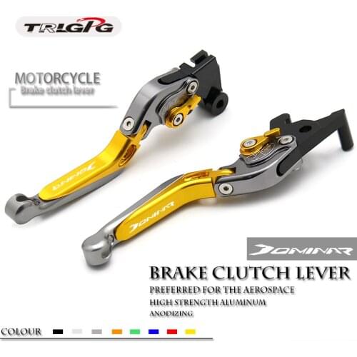 Motorcycle cnc Aluminum Ajustable Foldable Clutch brake levers FOR Bajaj Dominar400 2017-2018