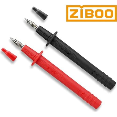 ZIBOO TP74 Lantern Tip Test Probe Set,with Insulated Sheath Lantern Head Probe,Use for any 4mm Banana Plug Test Lead Extensions