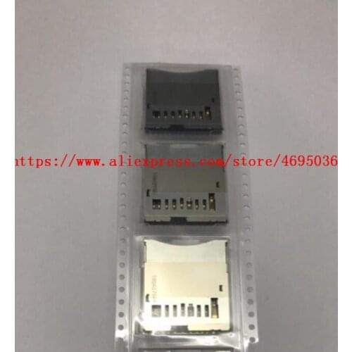 New SD memory card slot repair parts for Canon 6D 650D Rebel T4i 700D T5i 5D mark III 5D3 5Ds G7 G9 SX20 HS SLR camera