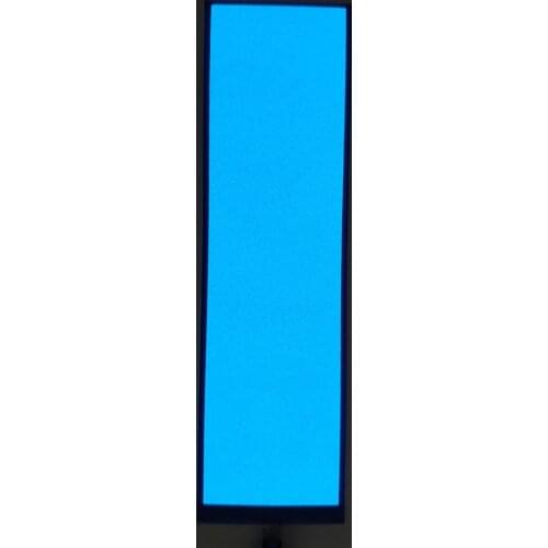 Blue 4x15cm El Lighting Stripe EL Backlight El Lighting Sheet Panel For LCD Backlights Without Inverter