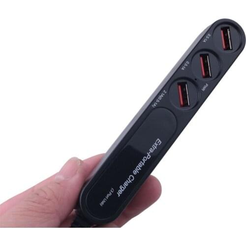 Portable 3 USB Port Power Supply Charger Adapter Plug Smart Quick Charging For iPhone Xiaomi