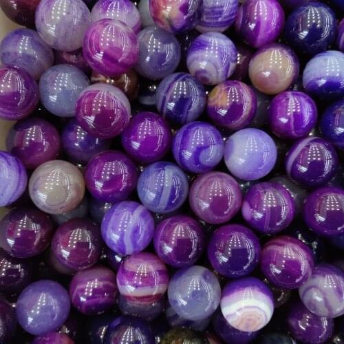1pcs 2cm Beautiful purple agate crystal ball natural gem