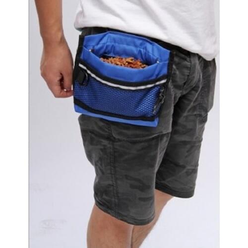 50pcs Durable Pet Dog Treat Bait Waist Pouch Puppy Reward Based Training Bag with Buckle Belt Pet Supplies ZA0863