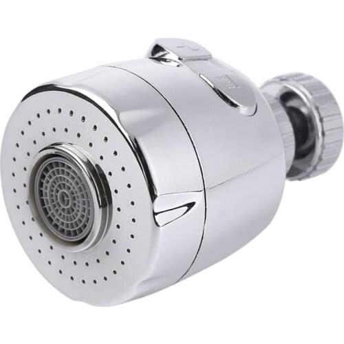 Kitchen Faucet Aerator 360° Rotatable Bent Water Saving Tap Aerator Diffuser Faucet Nozzle Filter Shower Nozzle Tap Connector