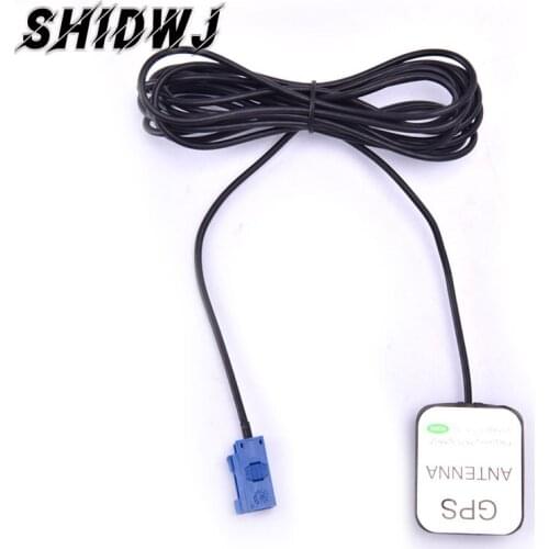 1pc 2021 NEW GPS Antenna FAKRA RNS-E Male Plug Active Aerial Cable For Navigation Head Unit Car Accrssories