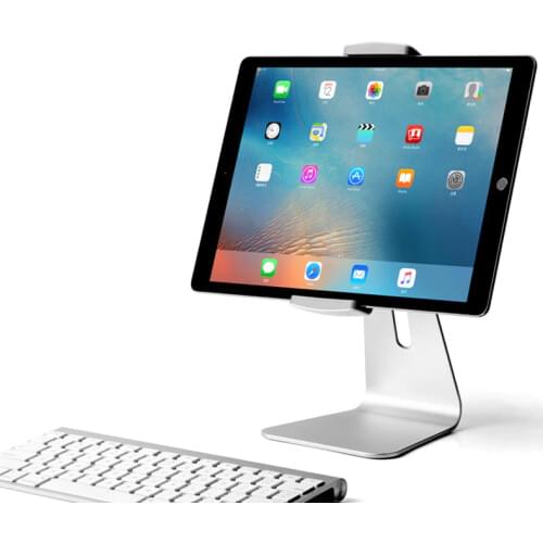 Aluminum Alloy 360 Rotation Viewing Angle 180 Degree Adjustable for iPad Pro Surface 4 7-13 inch Tablet PC Stand Screen