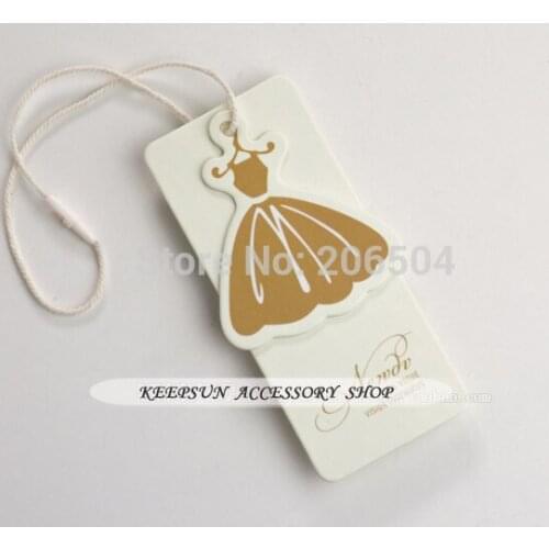 Free shipping customized/custom hang tags cloth printed hang tag hang tags labels for clothes/clothing personized dh1108