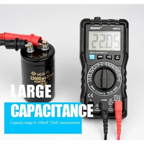 NCV Digital Multimeter 9999 Counts Auto Ranging AC/DC Voltage Meter Flash Back Light Large Screen digital multitester