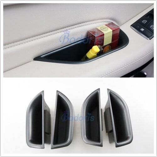For Mercedes Benz AMG E Class W212 2010 2011 2012 2013 2014 2015 Car Organizer Door Armrest Storage Box Car Styling Accessories