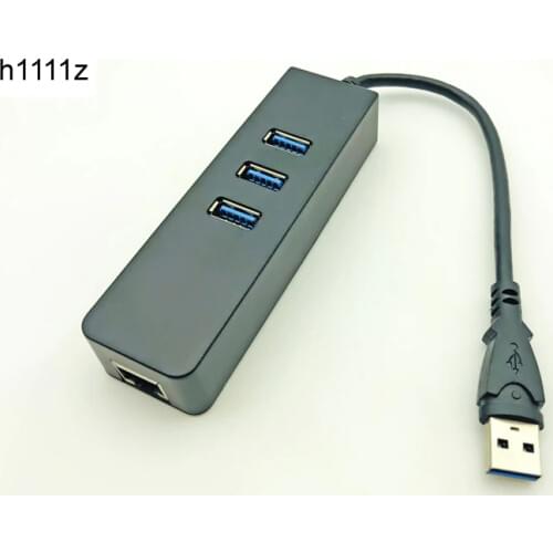 USB 3.0 Ethernet Adapter with 3 Ports USB3.0 HUB USB RJ45 Gigabit Ethernet Lan 10/100/1000 Mbps Network Card for Macbook Laptop