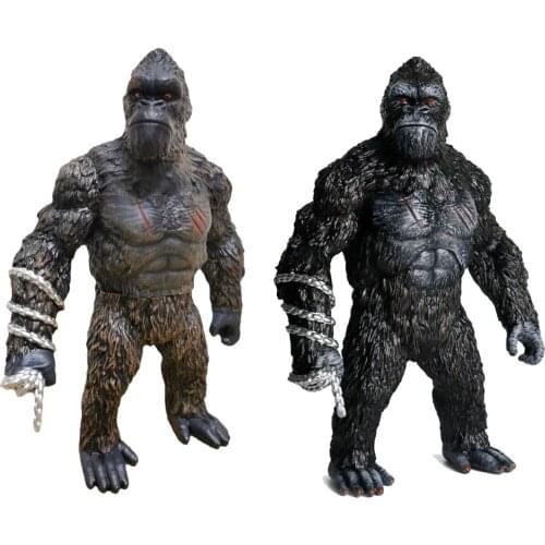 12inch/31cm King KongFigure The Apes Gorilla Action Figures Giant Orangutan Collectible Resin Model Toys For Children