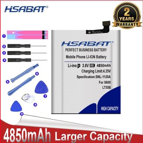 HSABAT 4850mAh LT55B Battery For LeTV ONE X660 X600 Le 1 Li-ion Bateria