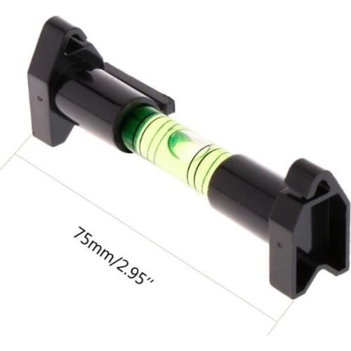 Pocket Line Hanging Spirit Level Brick Rope Cord Wire String Bubble Hanger Black