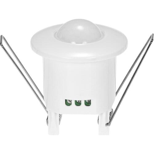 110V 220V Mini Infrared Motion Sensor Switch PIR Motion Sensor Movement Activated Recessed Ceiling Senor Delay Time Adjustable